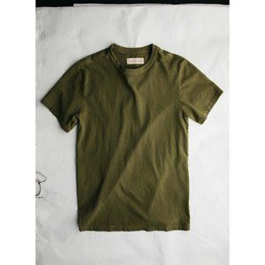 [Imogene + Willie] Olive Knit Midweight Crew